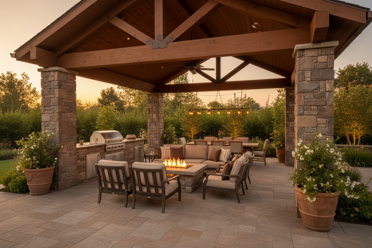 New pavilion scene
