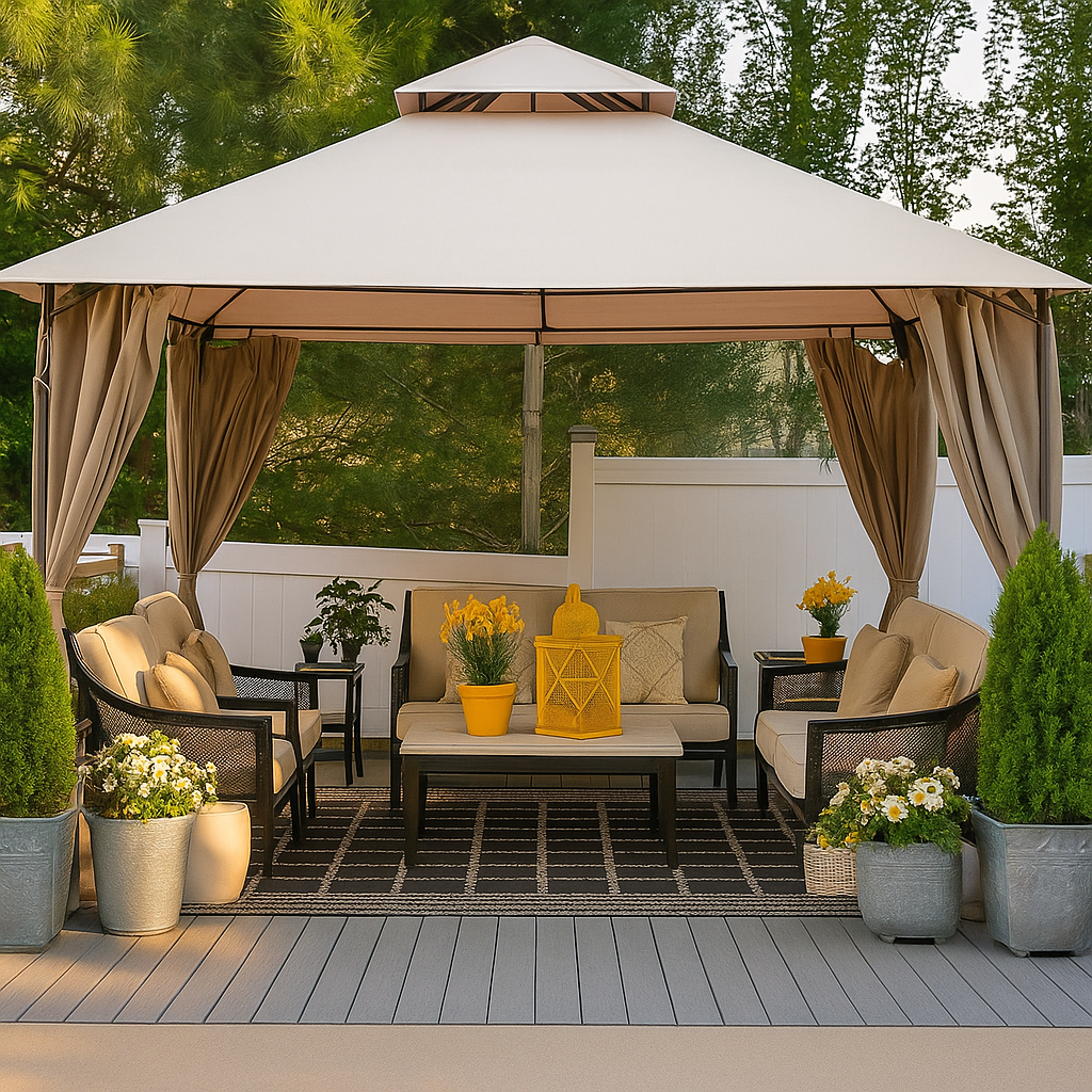 AuroraShade Marquis 12x12 Premium Canopy Gazebo