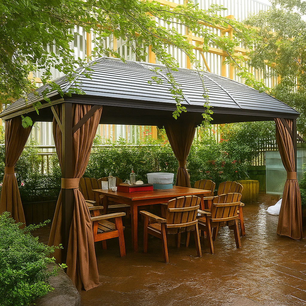IronHarbor Royale 10x13 Aluminum Hardtop Gazebo