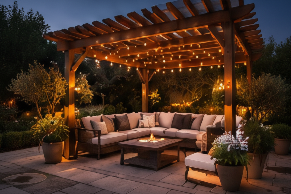 Enhanced covered lounge