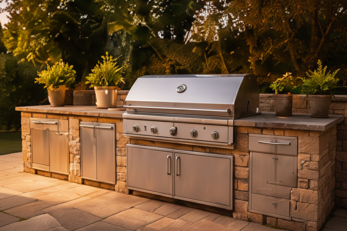 Enhanced outdoor kitchen