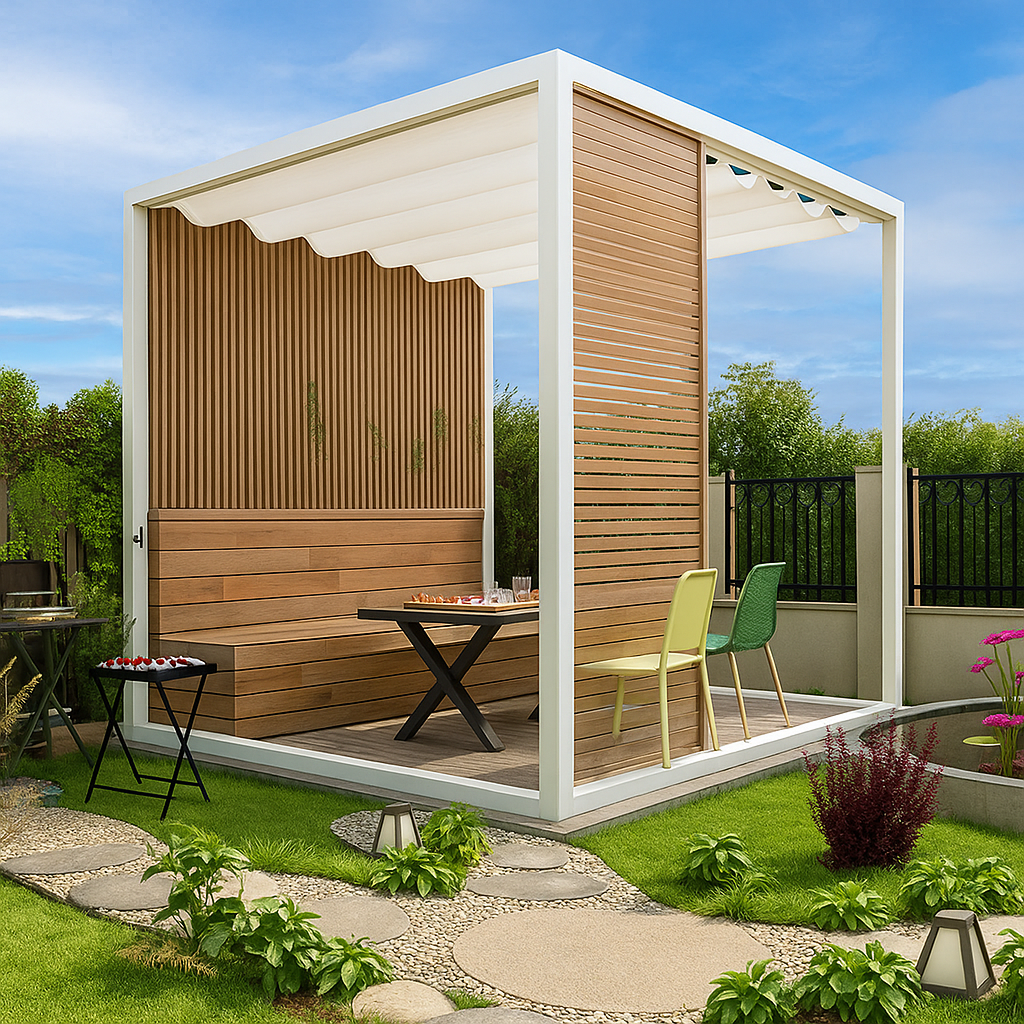NoirVerge Aperture Pergola